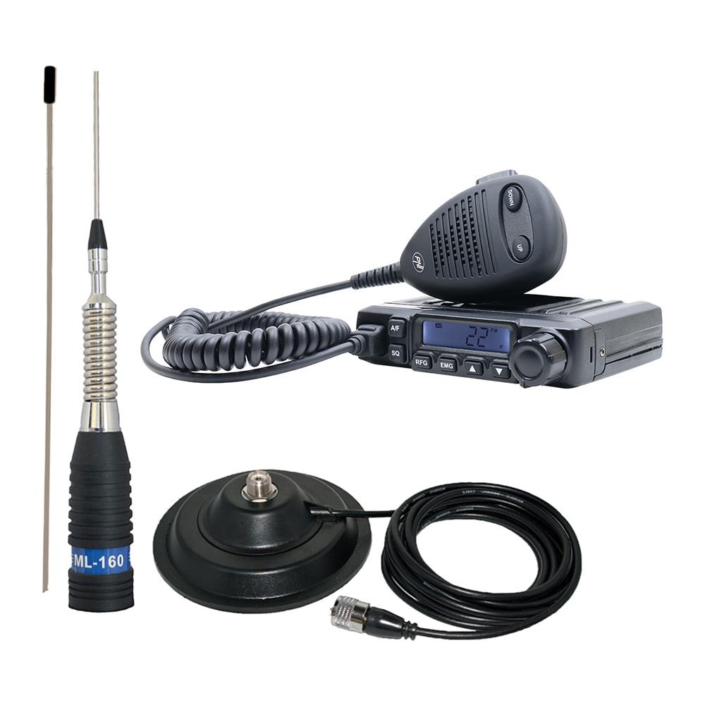 Pacchetto Cb Escort Hp 6500 Asq Escort + Cb Ml160 Antenna Con Magnete - Foto 1