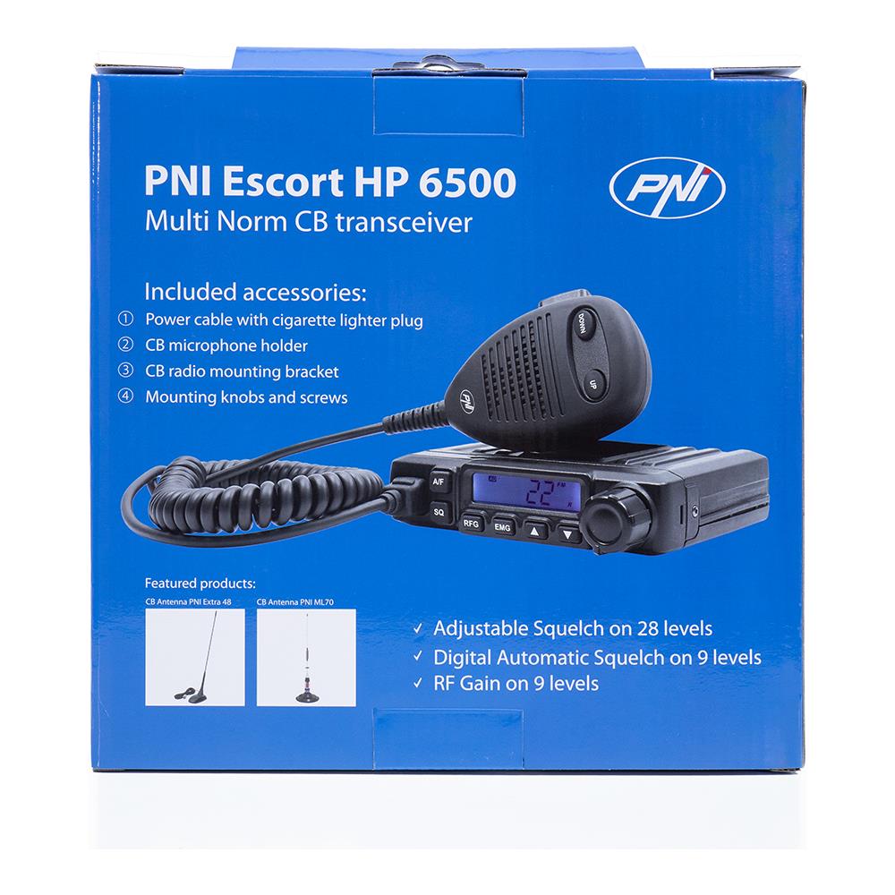 Pacchetto Cb Escort Hp 6500 Asq Escort + Cb Ml160 Antenna Con Magnete - Foto 6
