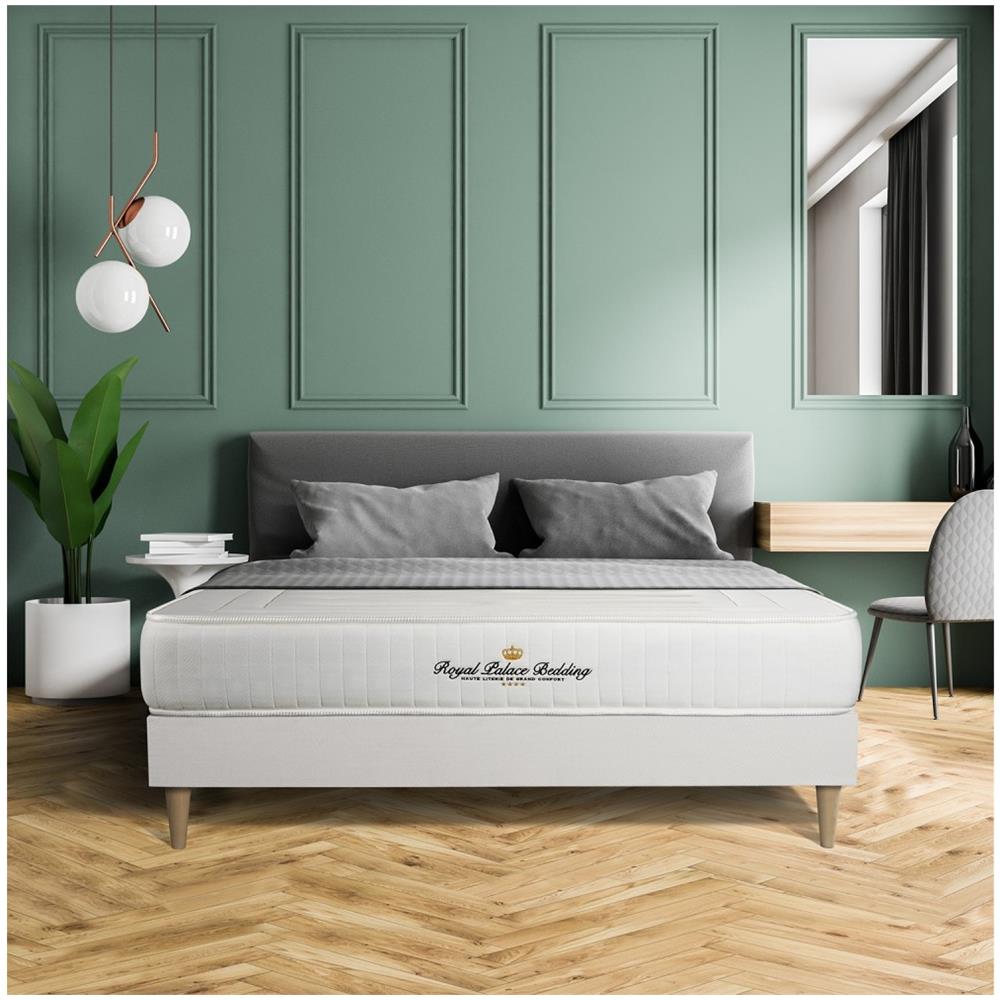 Materasso Lancaster 120x190cm, Spessore : 22cm, Molle Insacchettate E Memory Foam, Rigido, 3 Zone Di Comfort - Foto 1
