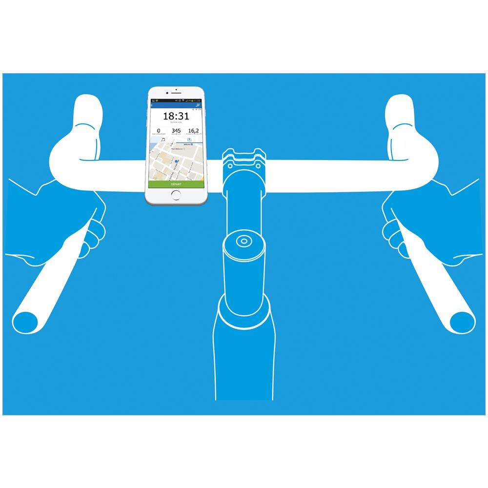 Supporto Bici Smartphone E Adattatore Securelock Rotante Bike Kit Mobilis U. fix - Foto 16