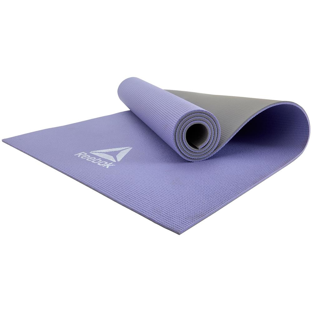 Tappetino Da Yoga 6 Mm A Doppia Faccia Viola / grigio - Foto 1