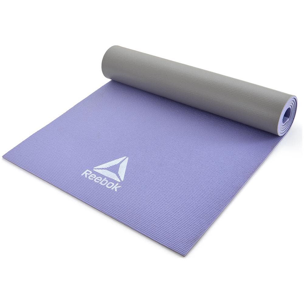 Tappetino Da Yoga 6 Mm A Doppia Faccia Viola / grigio - Foto 6