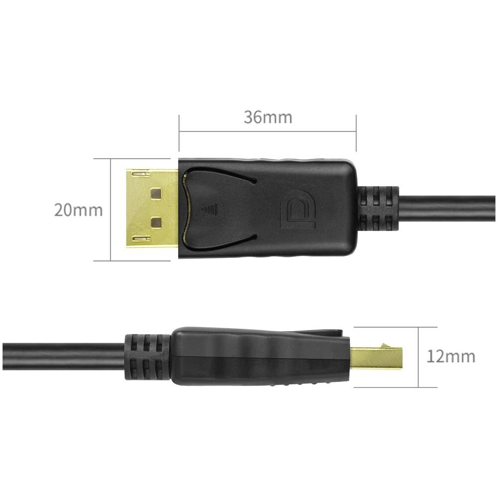 Cavo Displayport M /m 1,5m, Y-c607bk - Foto 2