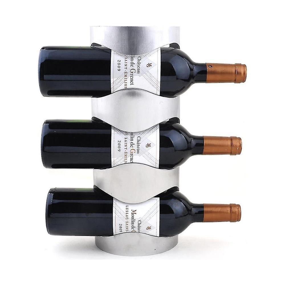 Porta Decanter In Acciaio Inox - Supporto Asciugatura A Testa In Giù Per Vino - Foto 4