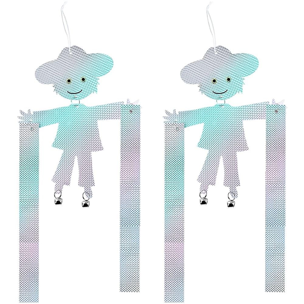 CIM Plastic Bird Wind Chime - 29cm Silver 4 Pirouette - Wind - Foto 8