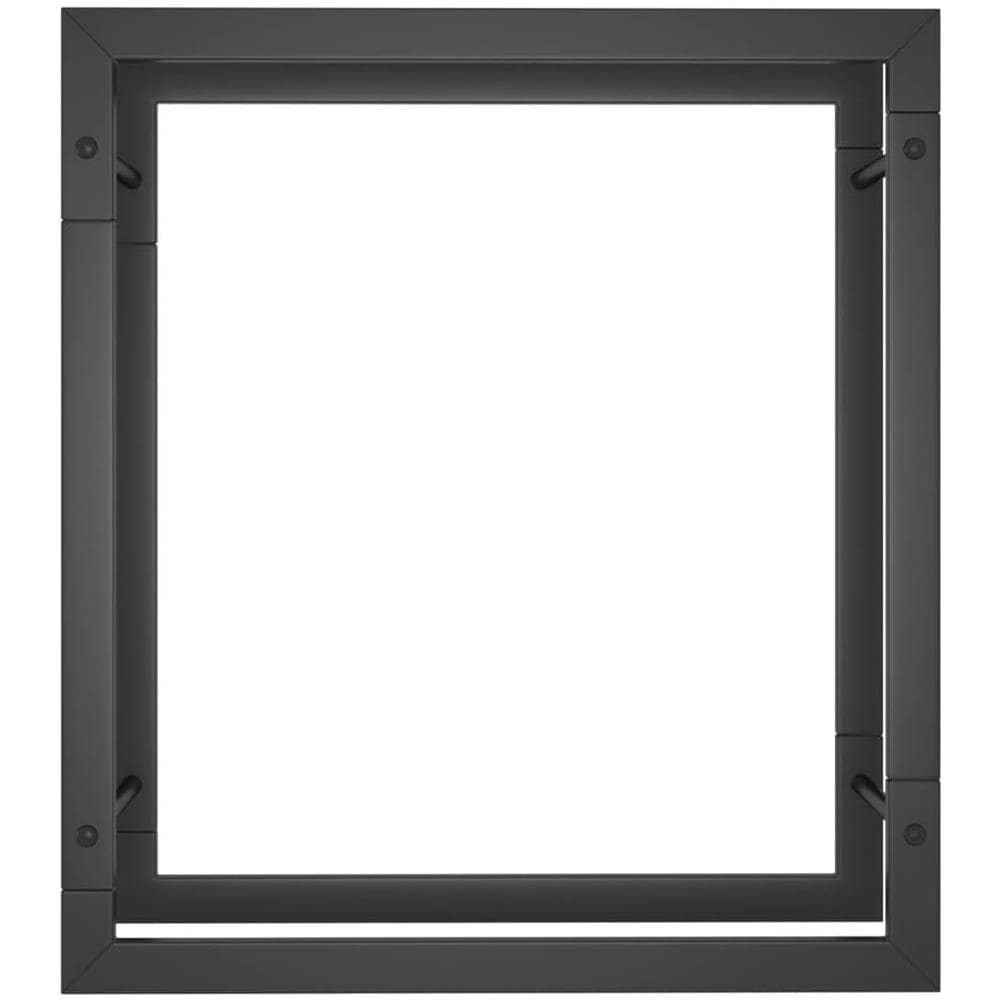 Portalegna Nero Opaco 50x28x56 cm in Acciaio - Foto 6