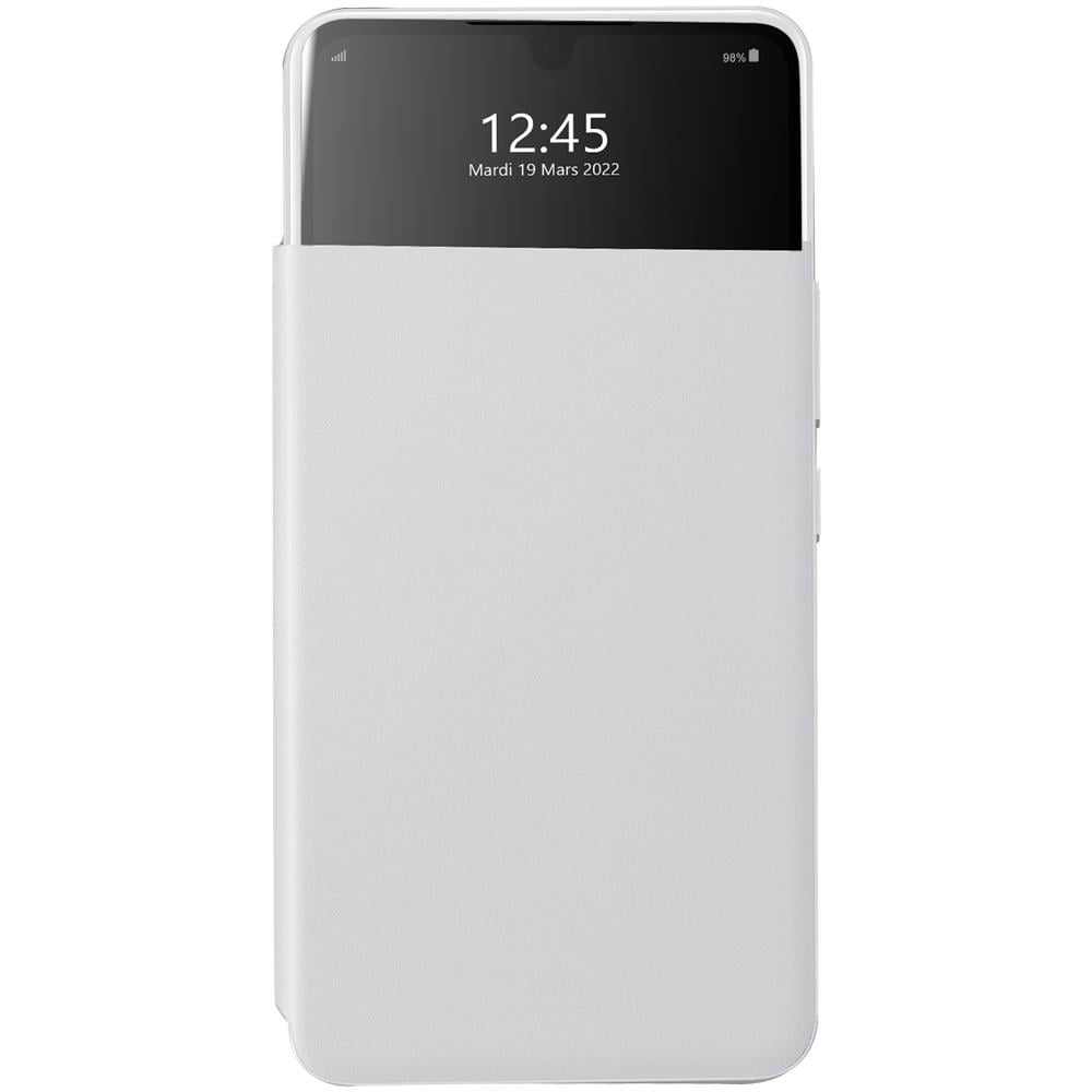 Custodia Originale Samsung Galaxy A33 5g Smart S View Wallet Cover Bianca - Foto 5