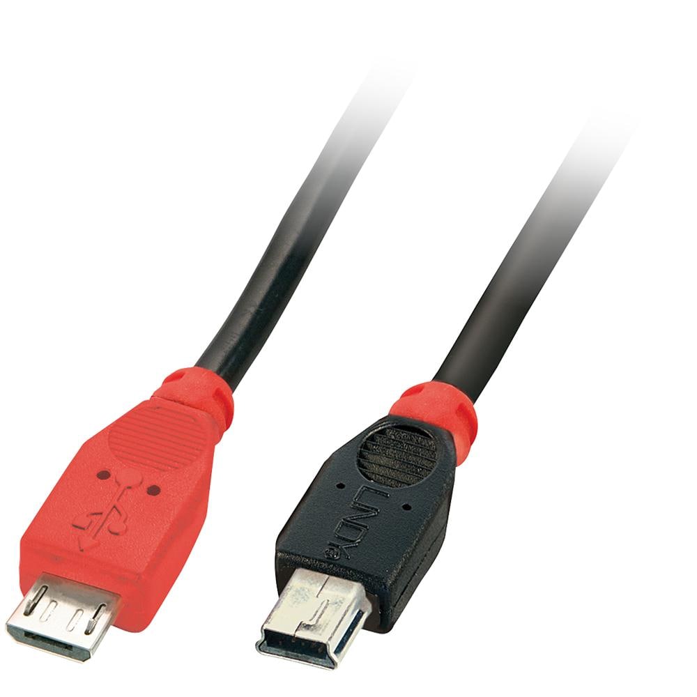 Cavo USB Micro-B a Mini-B OTG, 1m - Foto 1