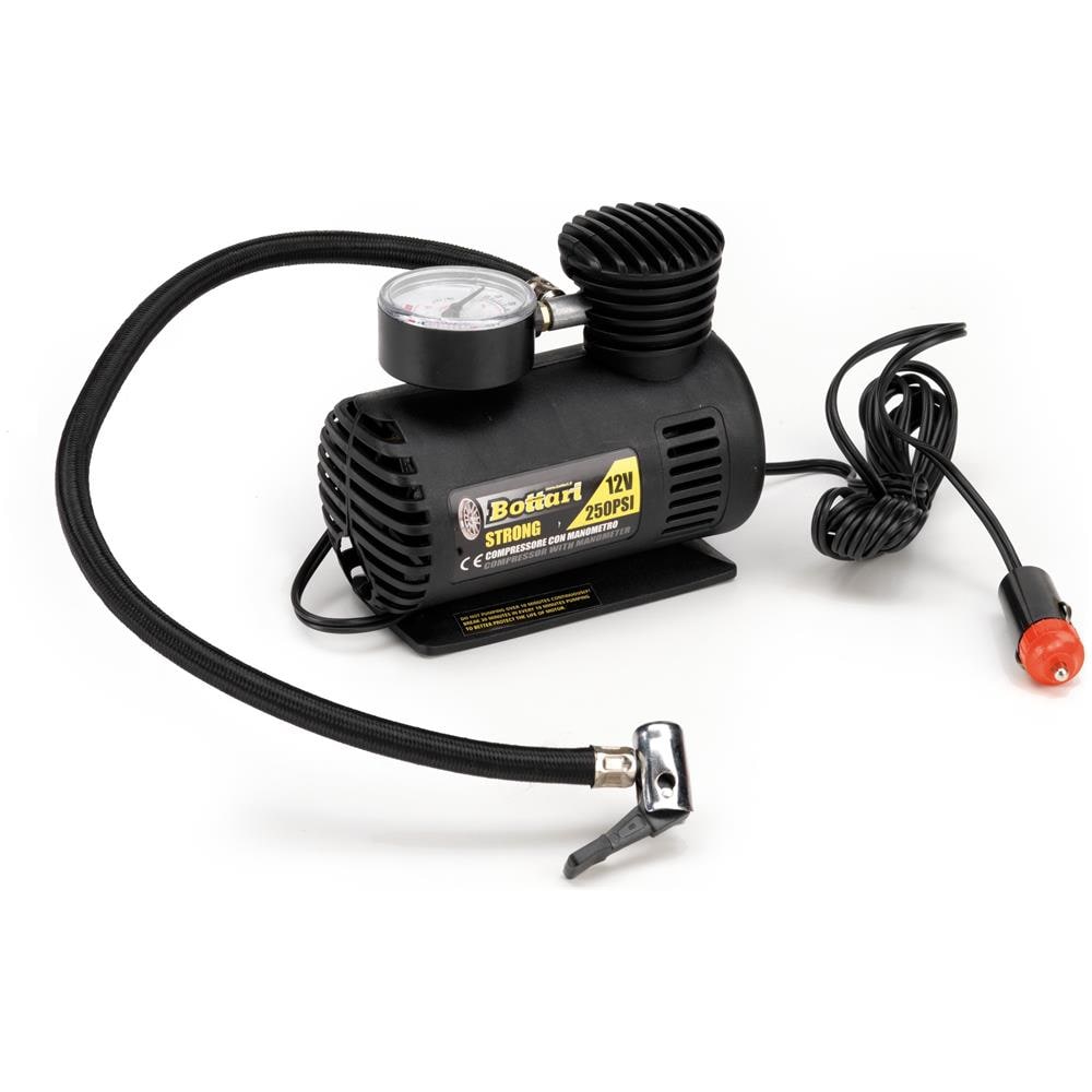 Compressore Portatile Da Auto Con Manometro Strong 17 Atm. - Foto 1