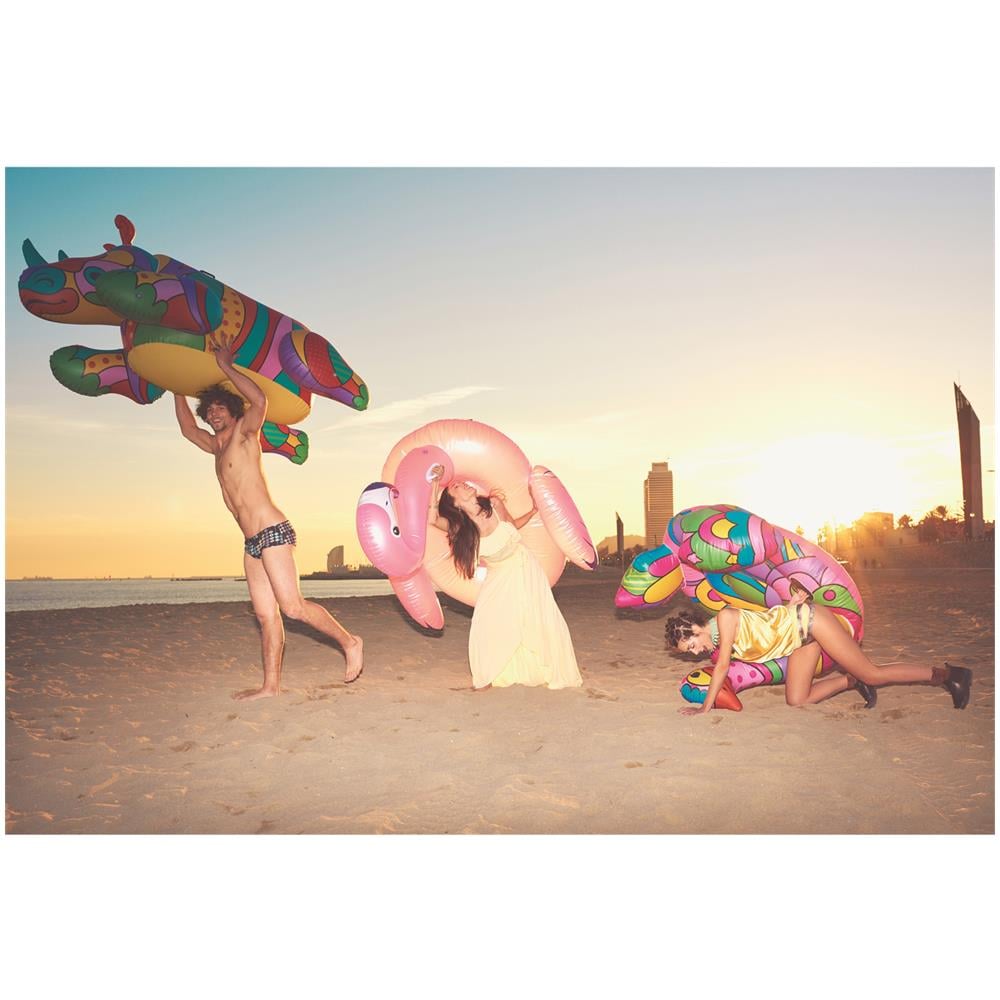 41119 Float'n Fashion Fenicottero Gonfiabile Cavalcabile, 1.73 X 1.70 M, Rosa - Foto 11