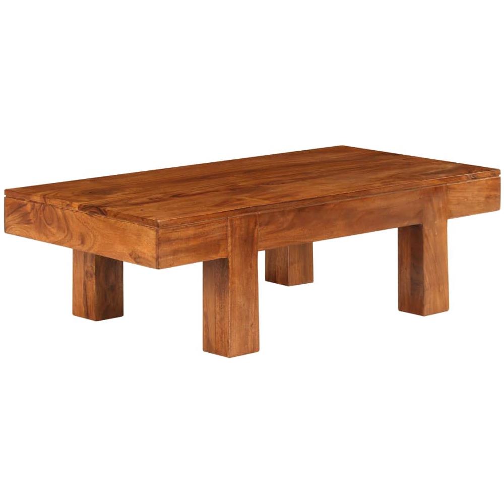 Tavolino da Salotto in Legno Massello 110x60x45 cm - Foto 1