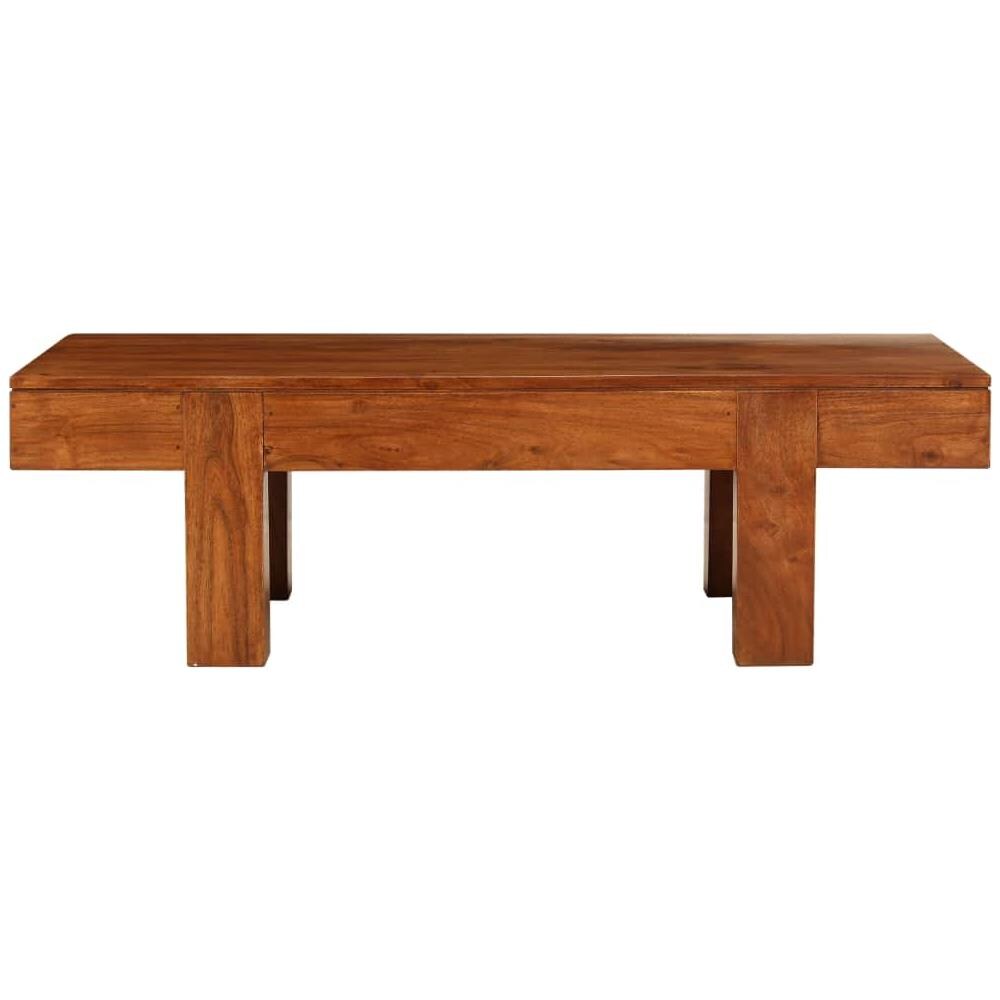 Tavolino da Salotto in Legno Massello 110x60x45 cm - Foto 2