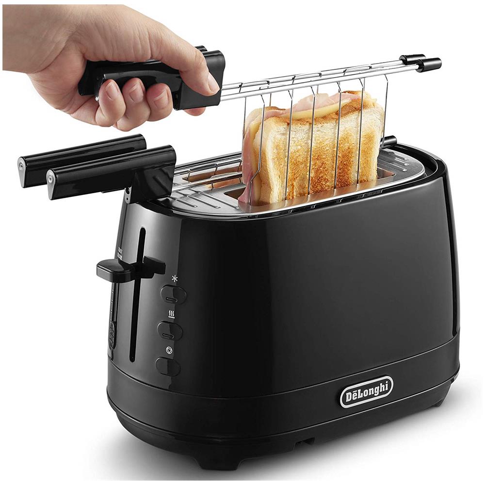 Tostapane CTLAP2203. BK a 2 Fette Potenza 550 W Colore Nero - Foto 4