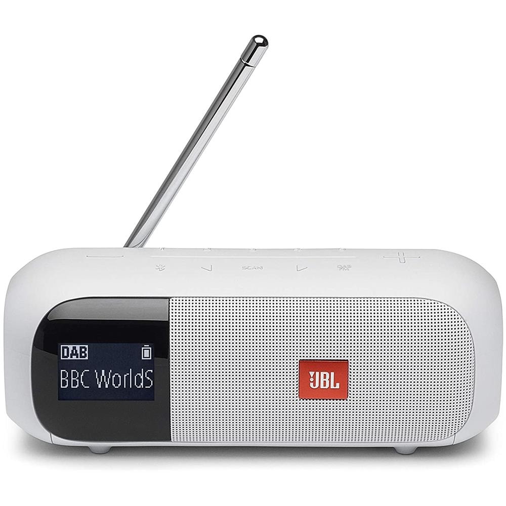 Radio Portatile Tuner 2 DAB / DAB+ / FM Wireless Bluetooth Impermeabile IPX7 Colore Bianco - Foto 2