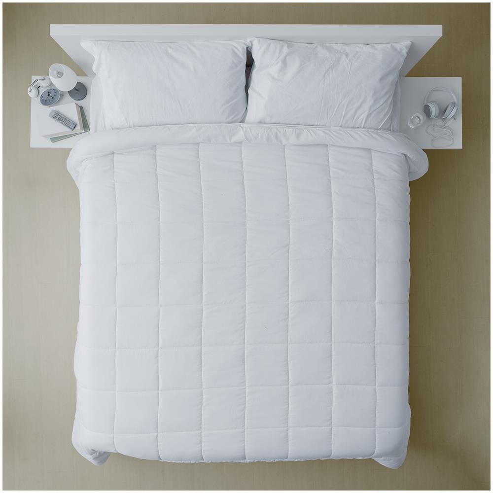 Piumino Invernale - Interno Bianco - Piumone Soft 300 Gr / mq Due Piazze Matrimoniale 250x200 - Foto 2