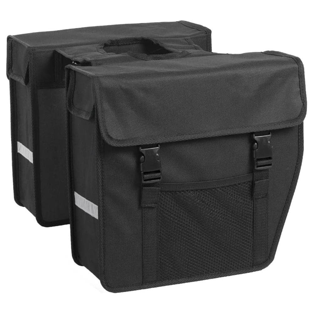 Borsa Doppia Per Bicicletta 24 L Nera - Foto 1