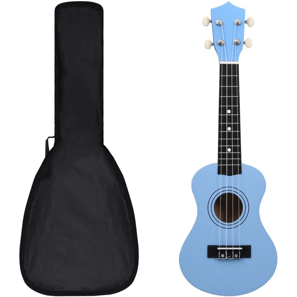 Set Ukulele Soprano con Borsa per Bambini Blu 21"" - Foto 1