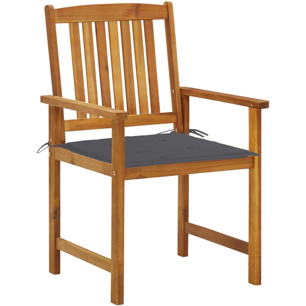 Sedie da Giardino con Cuscini 2 pz in Massello di Acacia - Foto 2