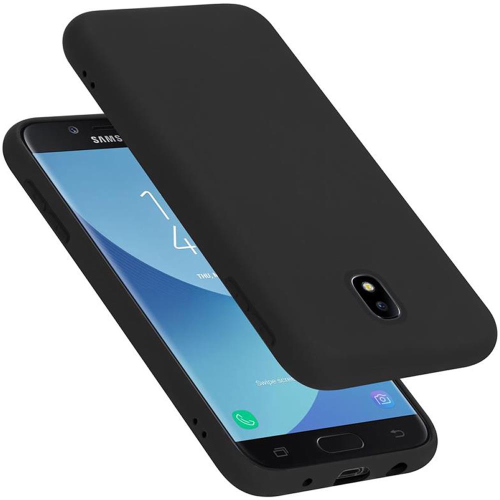Custodia Compatibile Con Samsung Galaxy J530 / J5 2017 (eurasian) / J5 Pro In Liquid Nero - Coperchio Protettivo In Silicone Tpu Flessibile - Foto 1