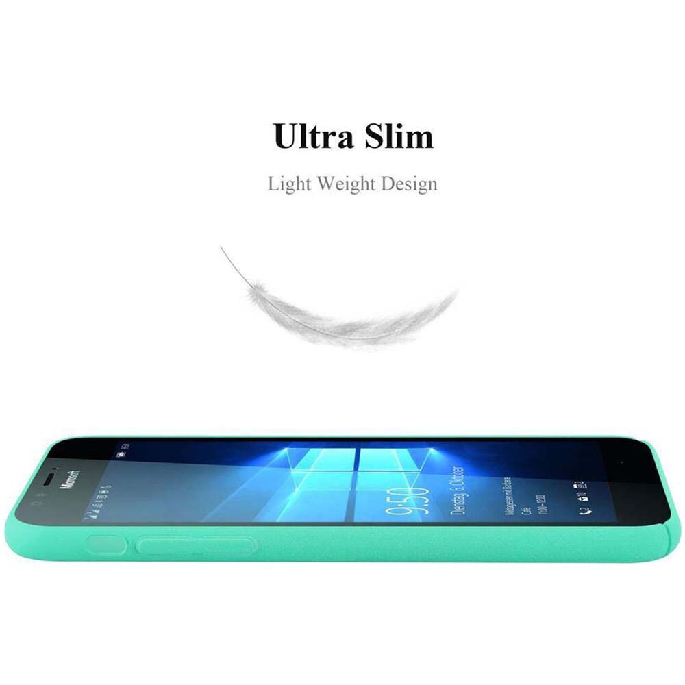 Custodia Compatibile Con Nokia Lumia 950 In Frosty Verde - Hard Case Coperchio Protettivo In Frosted Look Contro I Graffi E Gli Urti - Foto 2