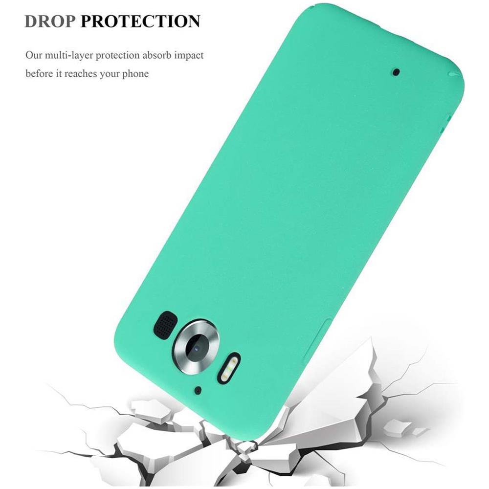 Custodia Compatibile Con Nokia Lumia 950 In Frosty Verde - Hard Case Coperchio Protettivo In Frosted Look Contro I Graffi E Gli Urti - Foto 6