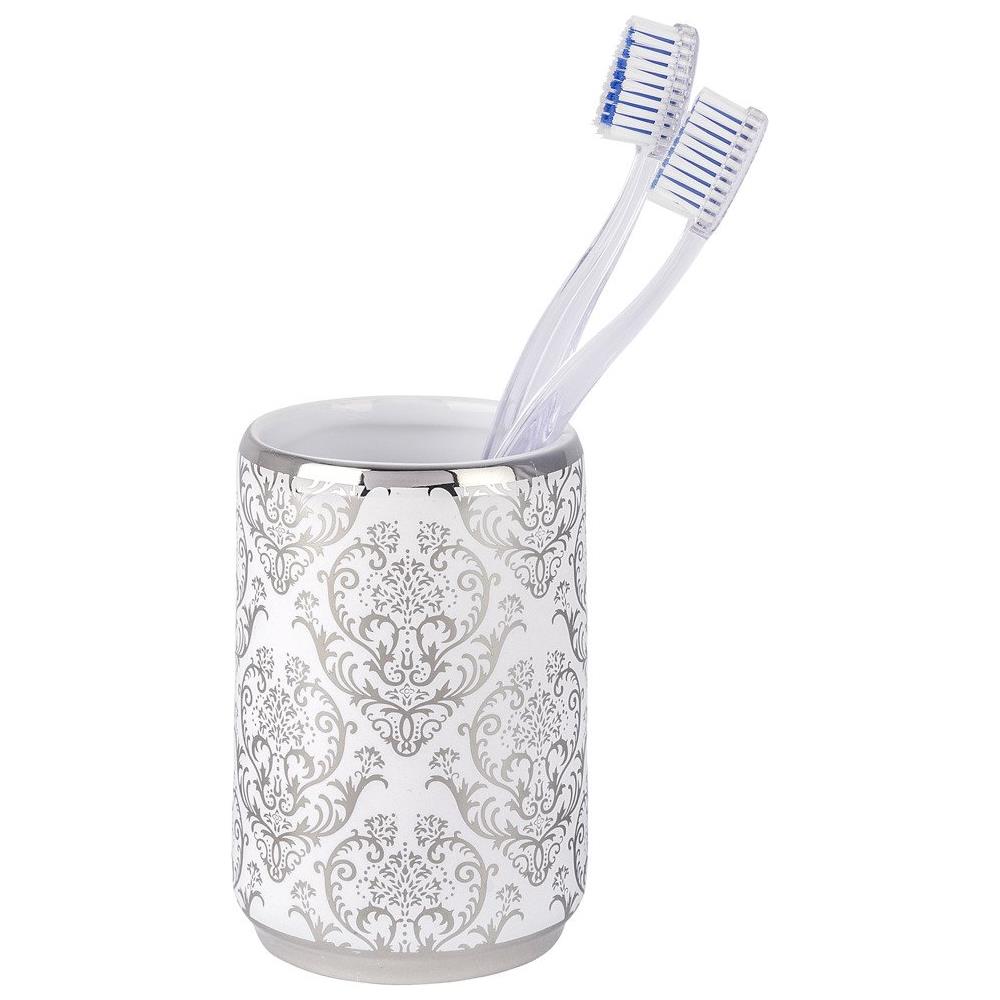 Contenitore Spazzolino Barock Silver, - Foto 1