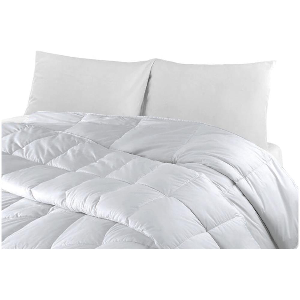 Interno Piumino Antiacaro Piumone Letto 4 Stagioni Estate Inverno Bianco Lavabile Piazza E Mezza 4 Stagioni - Foto 1