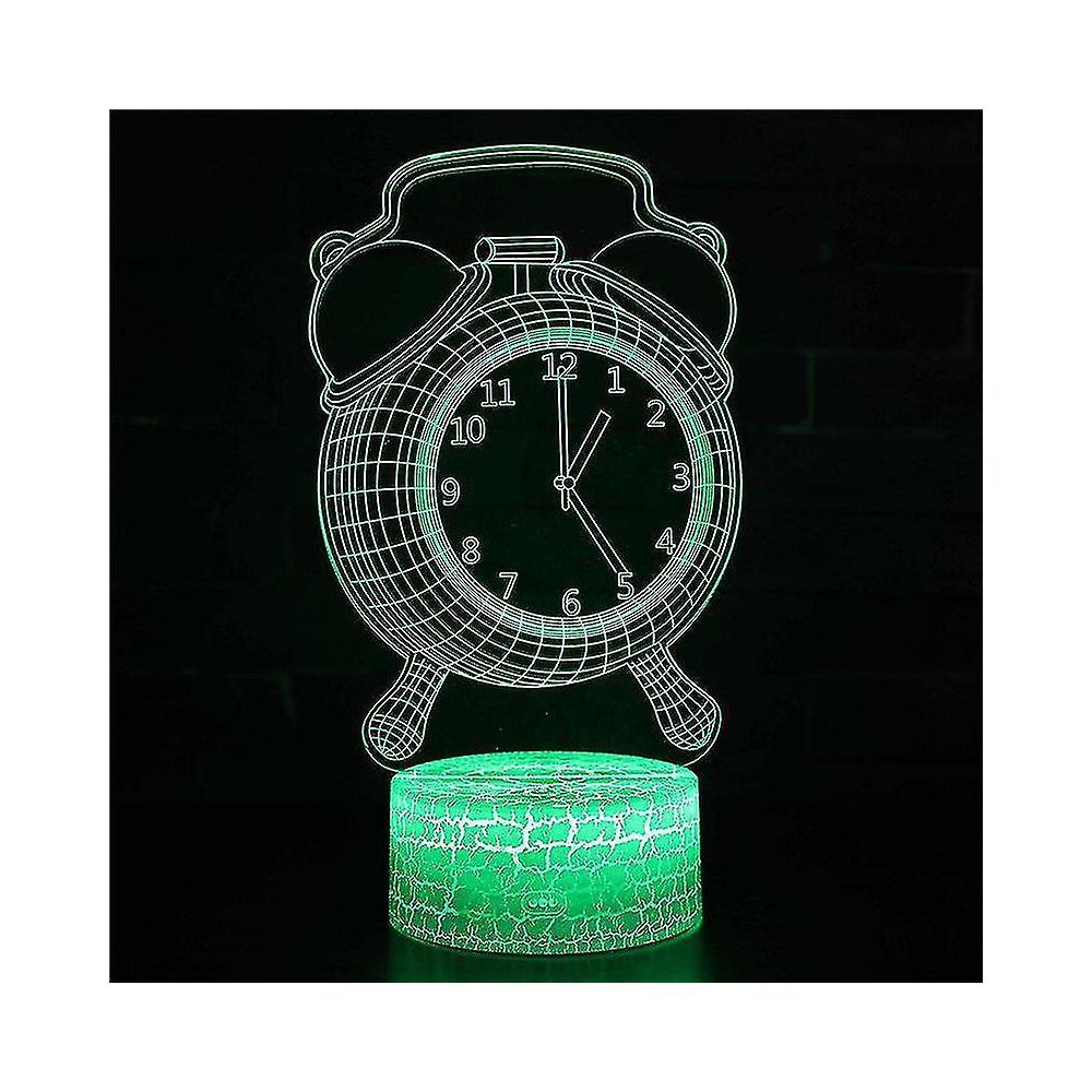 Lampada da tavolo a LED creativa per vigili del fuoco Luci notturne in acrilico Regalo Luce notturna a LED 3D che cambia colore  39