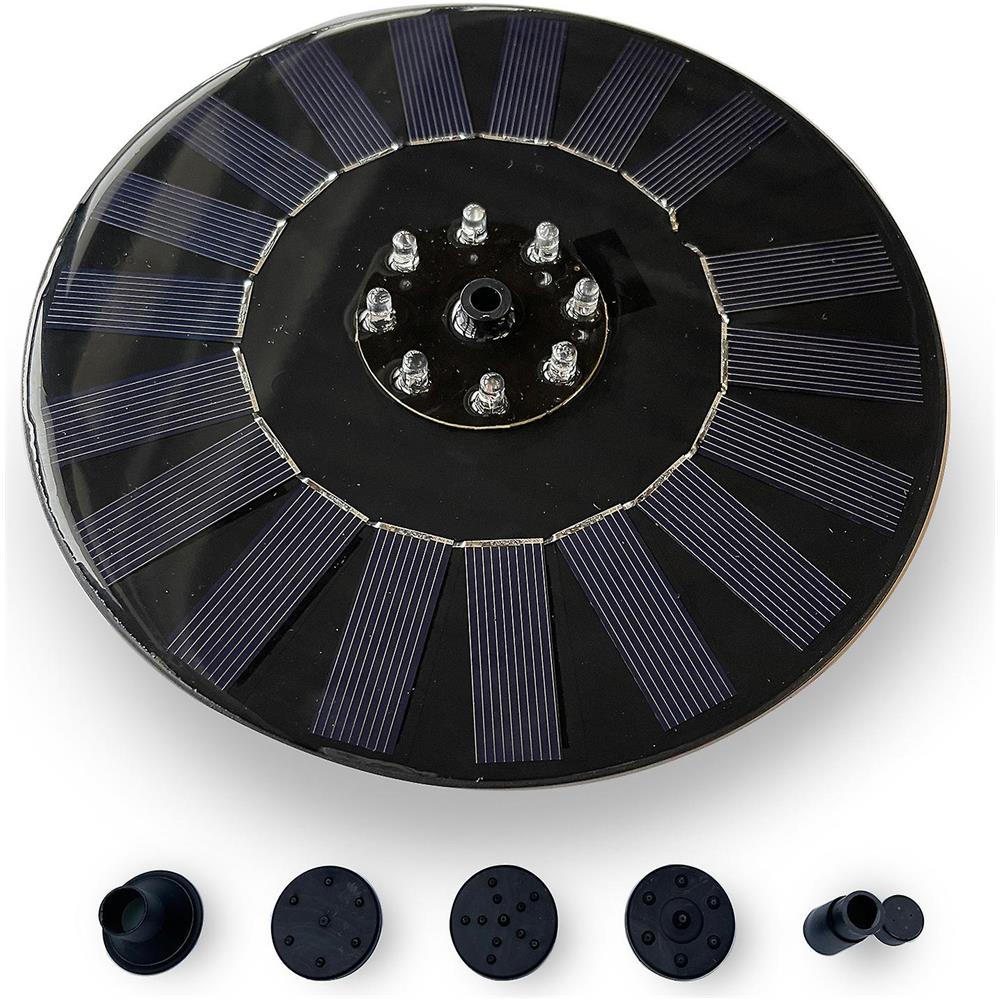 Fontana D'Acqua A 3 Piani Teamson Home Con LED | Per Esterni/Interni - Marrone, 28.54 Pollici - Foto 7