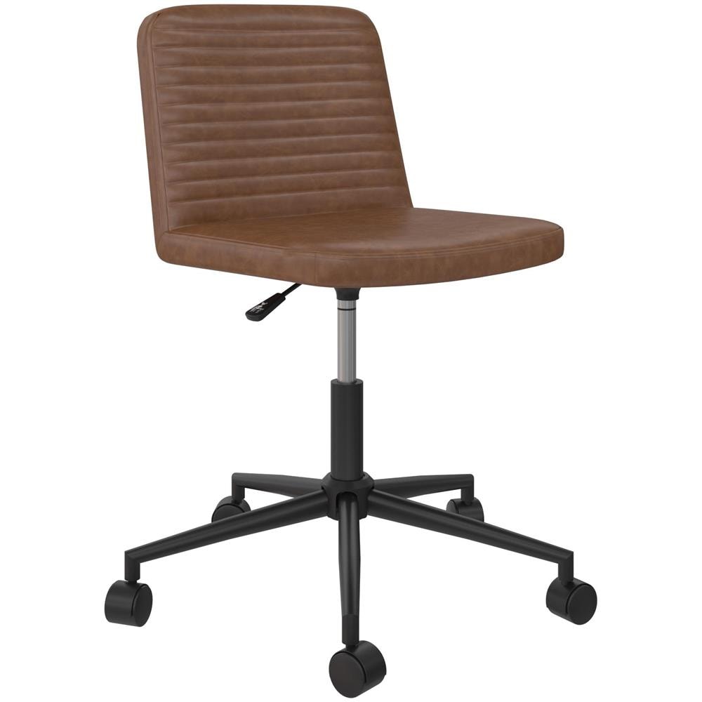 Corey Sedia Da Ufficio In Ecopelle Cammello - Foto 1