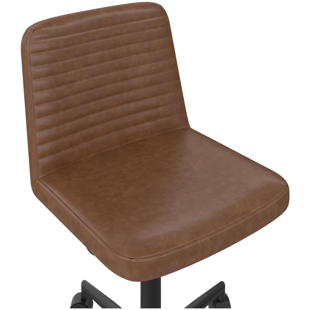 Corey Sedia Da Ufficio In Ecopelle Cammello - Foto 5