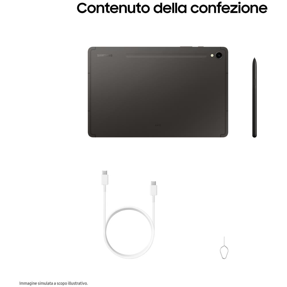 Tablet Galaxy Tab S9 (2023) Grafite 11" WQXGA Octa Core RAM 8GB Memoria 128 GB +Slot MicroSD Wi-Fi Fotocamera 13Mpx Android Italia - Foto 10