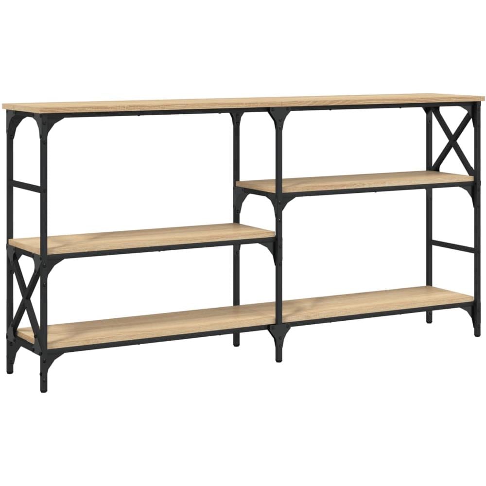 Tavolo Consolle Rovere Sonoma 150x29x76,5 Cm Legno Multistrato - Foto 2