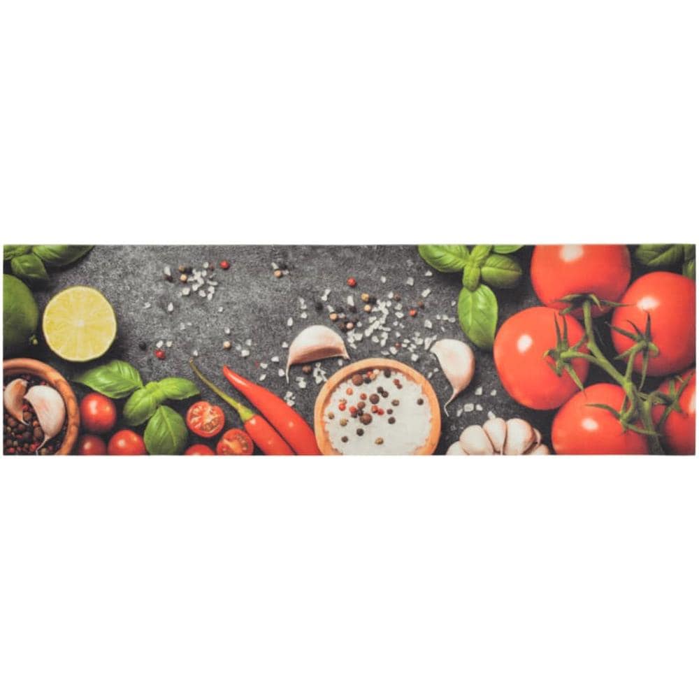 Tappeto Da Cucina Lavabile Verdure 45x150 Cm Velluto - Foto 2