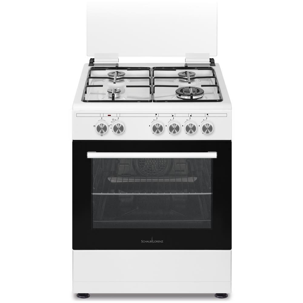 Cucina Gas SS461GVEW 4 Fuochi a Gas Forno Gas Ventilato Classe A Dimensioni 60 x 60 cm Colore Bianco - Foto 1