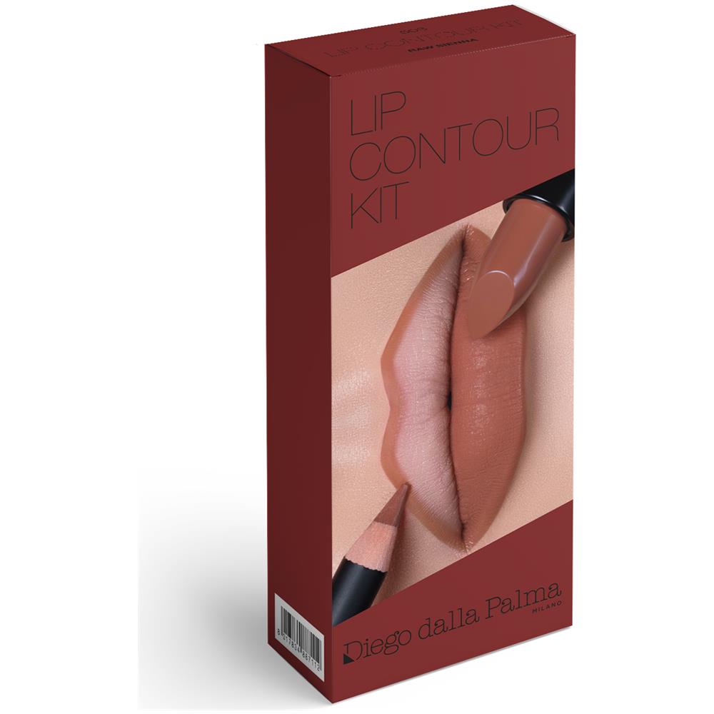 Lip Contour Kit: Rossetto 503 Caramello 4 ml + Matita 12cm Raw Sienna 1.1 g - Foto 1