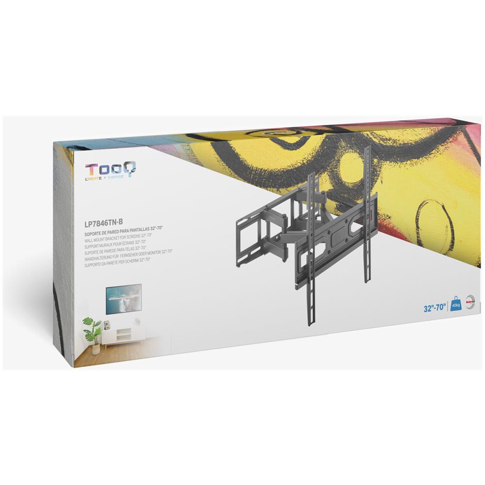 Lp7846tn-b Supporto Tv A Parete 177,8 Cm (70"") Nero - Foto 5