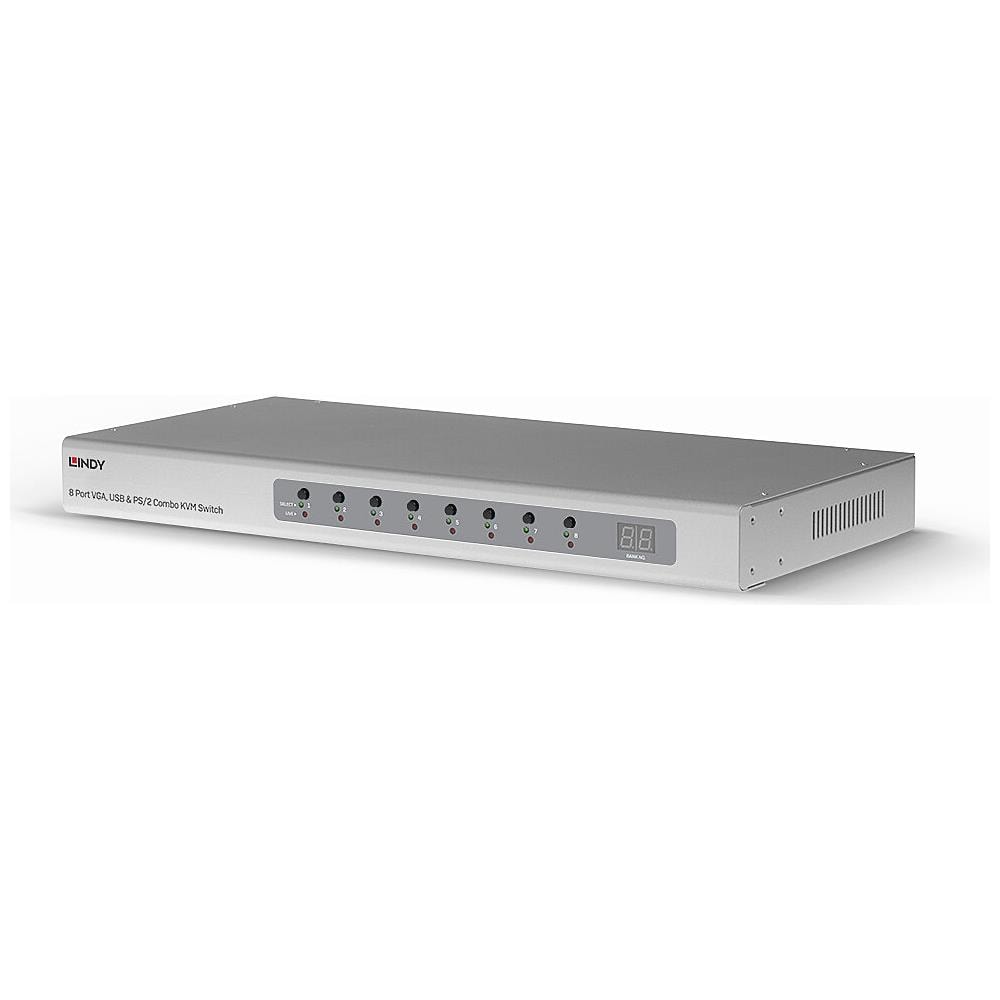 Switch PS 2 Combo 8 PORTE VGA e USB Colore Argento - Foto 5