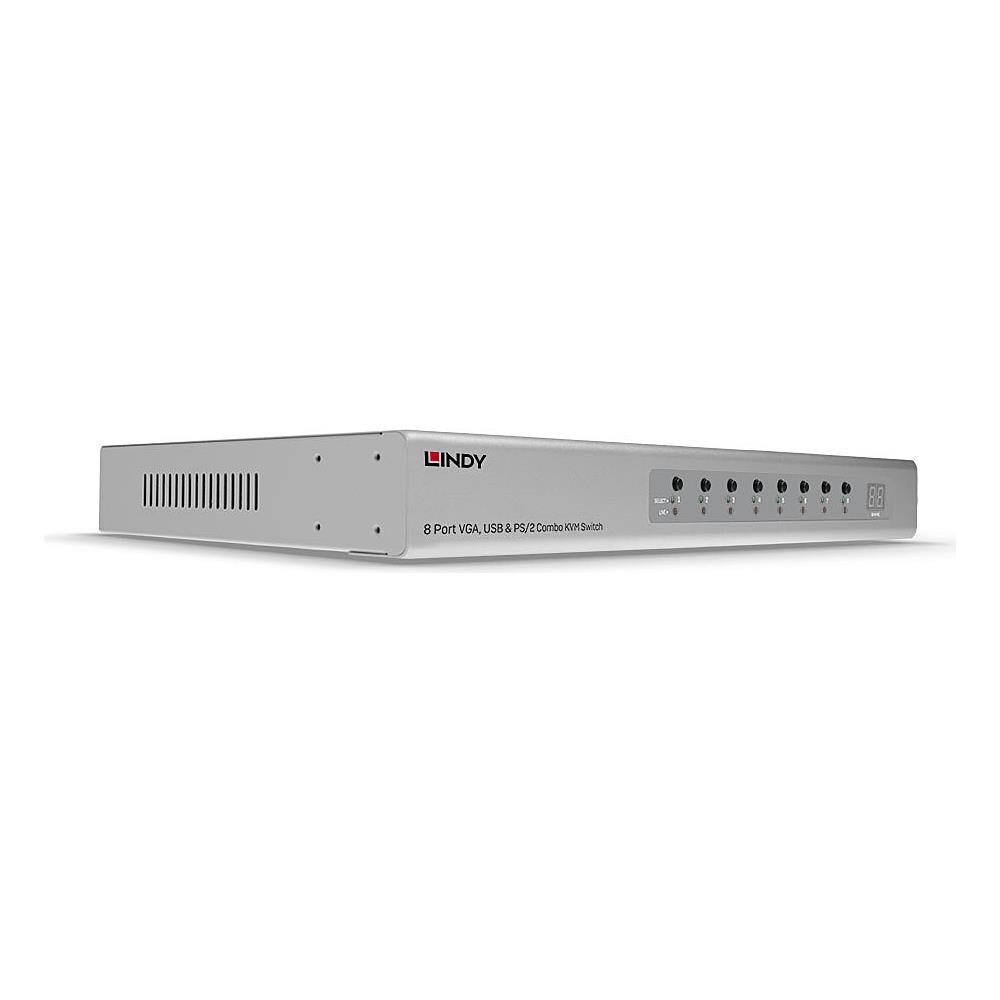 Switch PS 2 Combo 8 PORTE VGA e USB Colore Argento - Foto 1