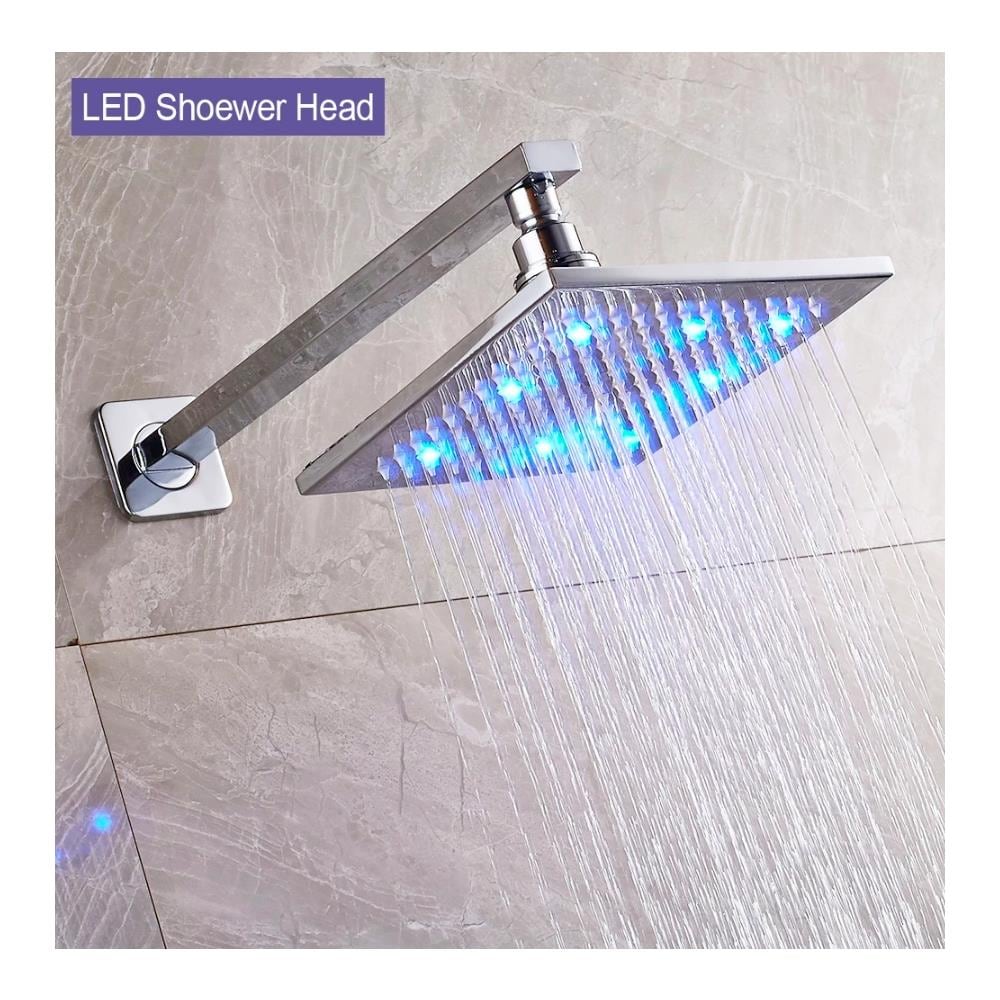 Set miscelatore doccia, Blackswan, tipo M73.64 LED, modello cromato lucido, misura 20 cm - Foto 4