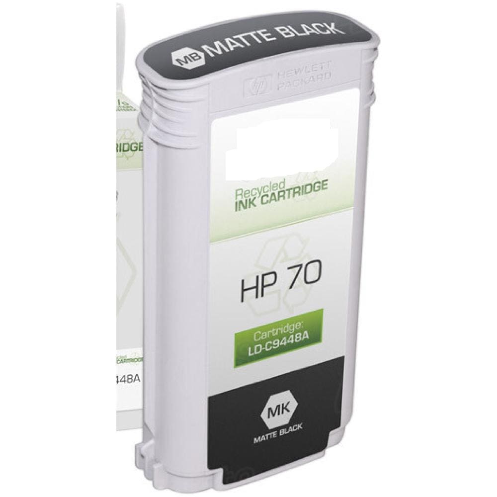 Cartuccia 70 C9448a Matte Black Compatibile Per Hp Designjet Z2100 Z3100 Z3200 Z5200 Z5400 130ml Pigment - Foto 1