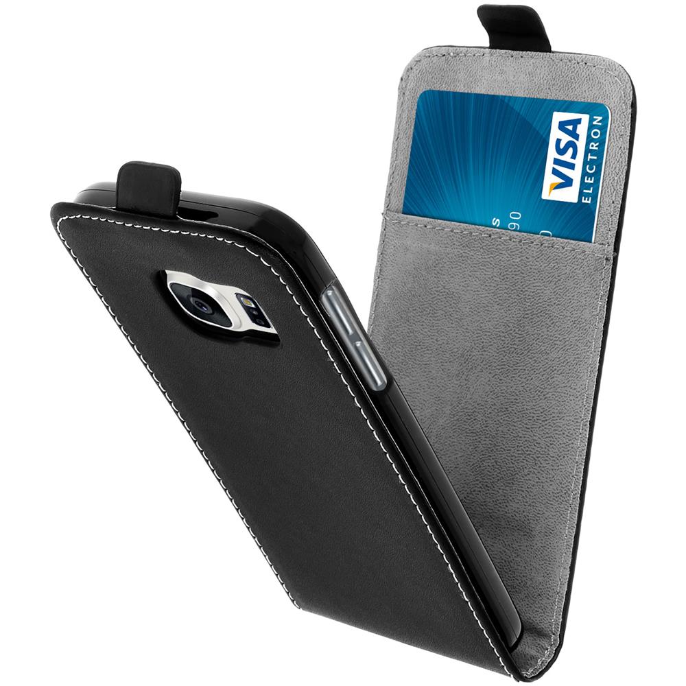 Custodia Con Flip Verticale Per Samsung Galaxy S7 - Nera - Foto 10