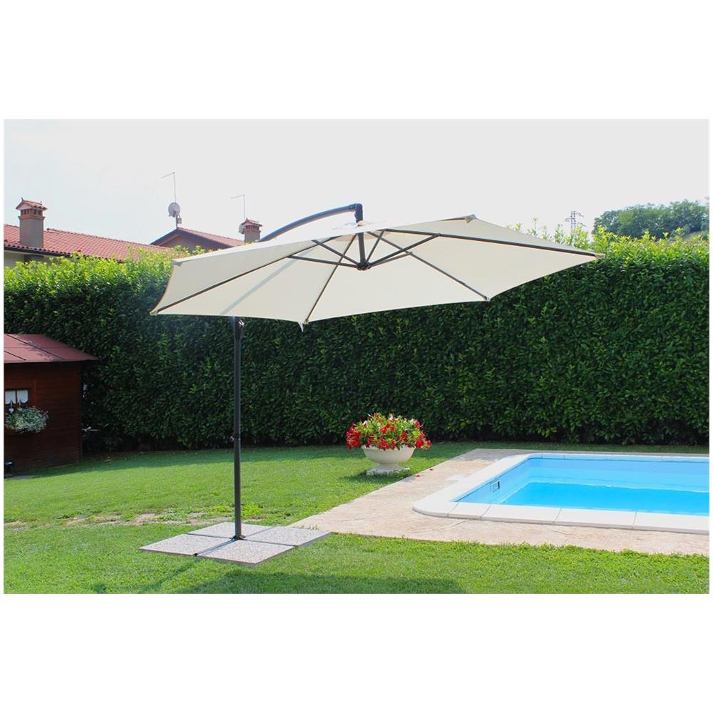 Ombrellone Da Giardino Ø 3 Palo Laterale Per Esterno, Ristorante Gelateria Bar Hotel Albergo - Foto 4