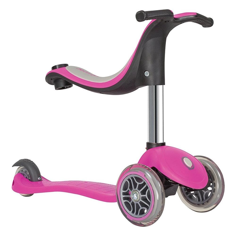 Monopattino Passeggino Triciclo A 3 Ruote Evo 4 In 1 Rosa - Foto 2