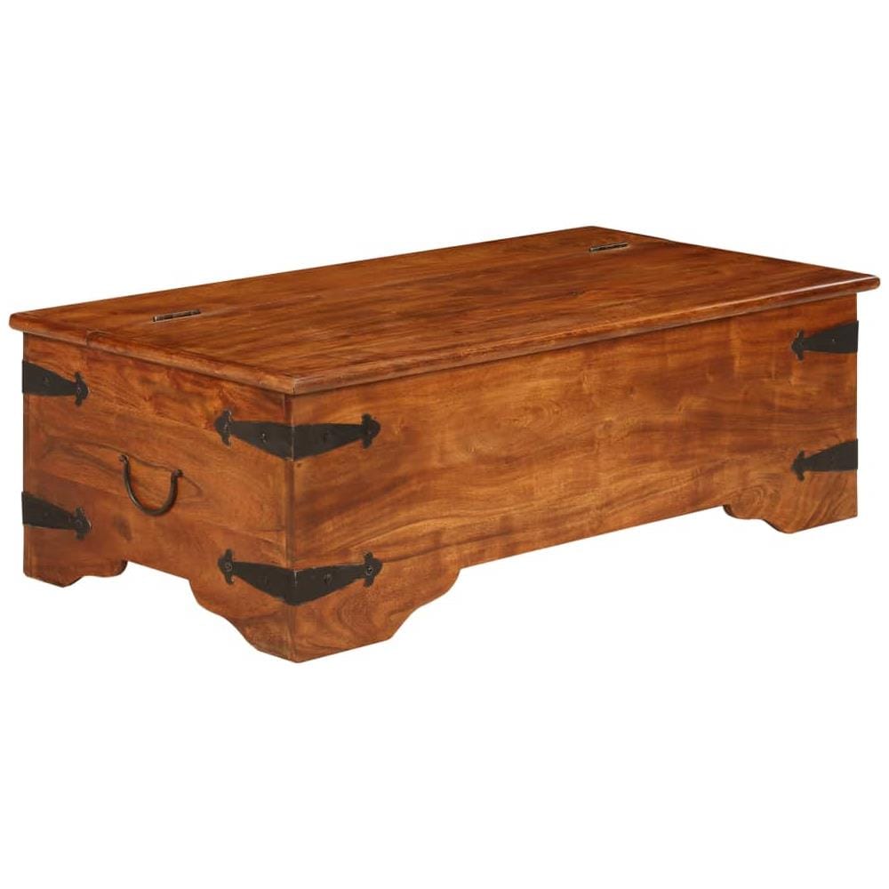 Tavolino da Salotto in Legno Massello 110x60x45 cm - Foto 2