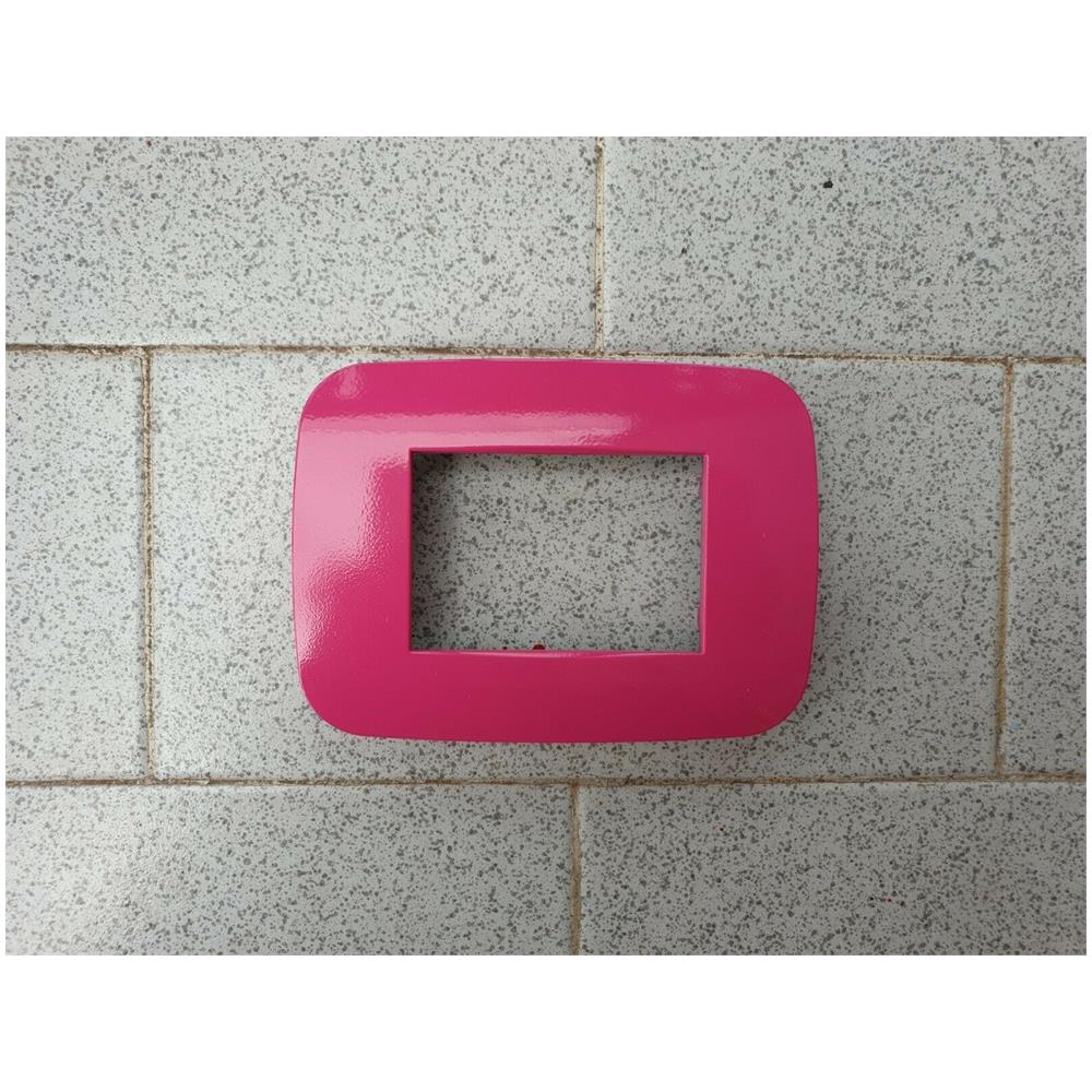 Placca Placchetta Placchette Compatibili Per Serie Axolute Colorate - Fucsia 7 - Foto 1