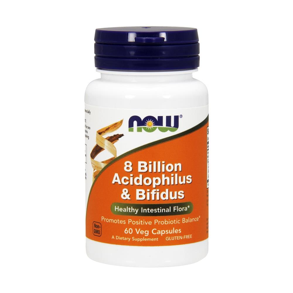 Pro-biotics Acidophilus & Bifidus 8 Billion 60 Veg Capsule - Vitamine - Foto 1