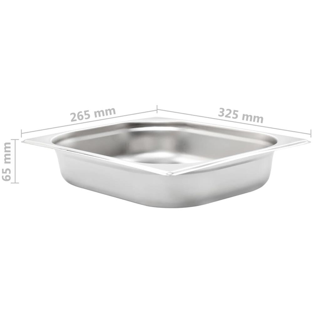 Contenitori Per Alimenti 4 Pz Gn 1/2 65 Mm In Acciaio Inox - Foto 11