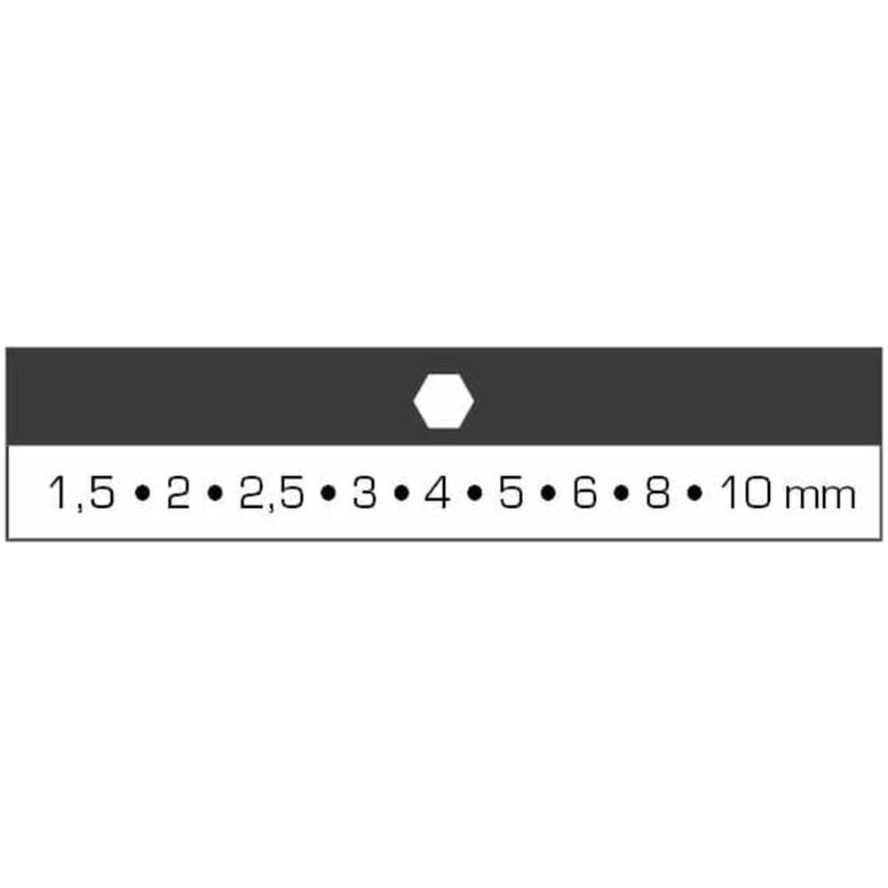 Set Chiavi A Brugola Esagonali Testa A Sfera 9 Pz - Foto 7