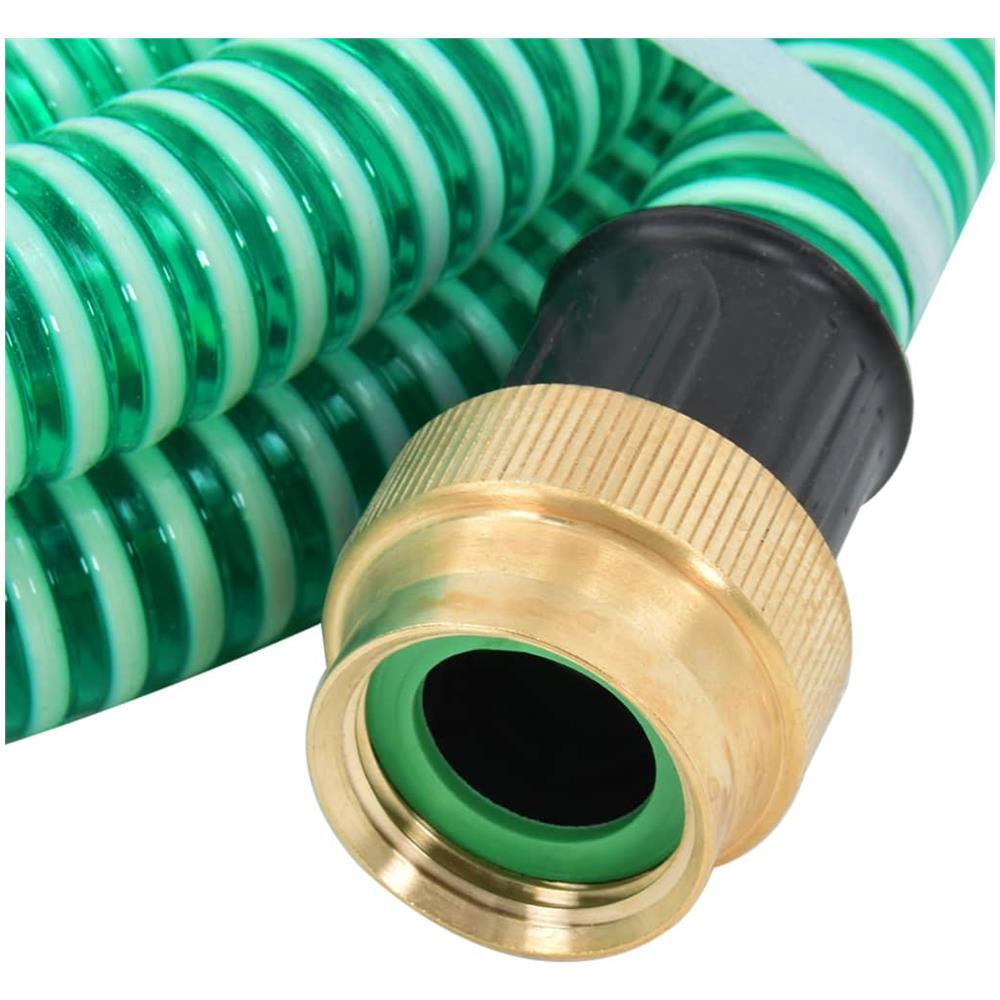 Tubo di Aspirazione con Connettori in Ottone 25 m 25 mm Verde - Foto 3